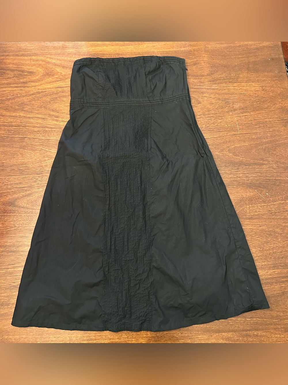 GAP Black Strapless A-Line Skirt
